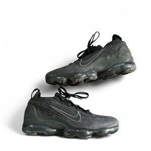 Nike Vapormax 2021 flyknit FK "Triple Black" sneaker trainers #sneakers size 8